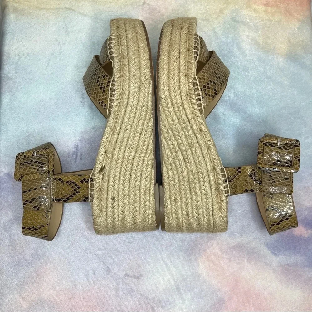 Sole Society Audrina Espadrille Platform Sandals, size 8